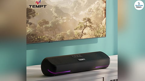 TEMPT Unveils CineBar A 24W Portable Wireless RGB Soundbar for Cinematic Audio