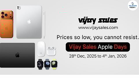 Apple Days Sale at Vijay Sales Extended Till January 8 with Unbeatable Deals