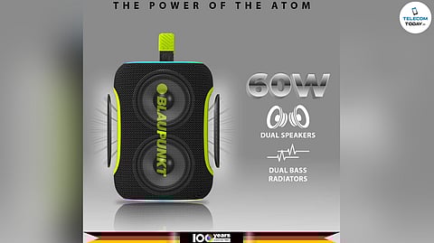 Blaupunkt Sets New Standard with OMG Atom BT Bluetooth Speaker.