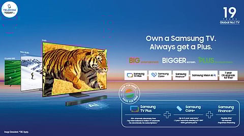 Samsung Plus Campaign Delivers Bigger Screens and Smarter AI TVs