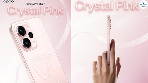 OPPO Launches Crystal Pink Reno15 Pro Mini in India