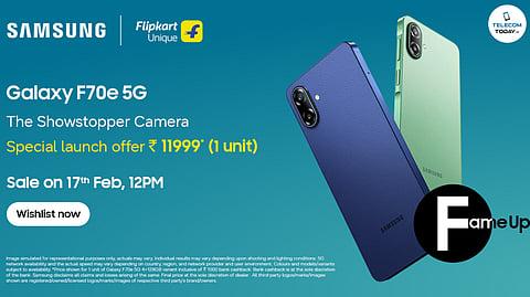 Samsung India Launches Galaxy F70e 5G with Showstopper Camera, Smooth Display