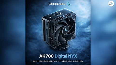 DeepCool Introduces AK700 DIGITAL NYX with Seven Heatpipes and AI Features