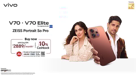 vivo V70 Series Now Available with Cashback, EMI Benefits