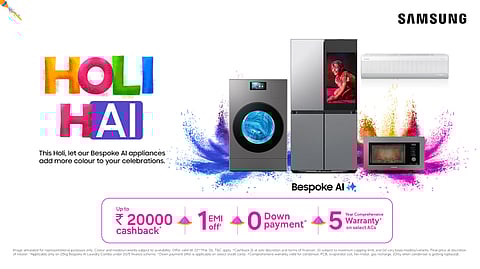 Samsung Launches HOLI HAI Campaign with Cashback and Easy Finance on AI Powered Appliances