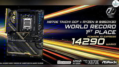 ASRock X870E Taichi OCF Delivers Record Breaking Performance in PCMark 10 Express Benchmark