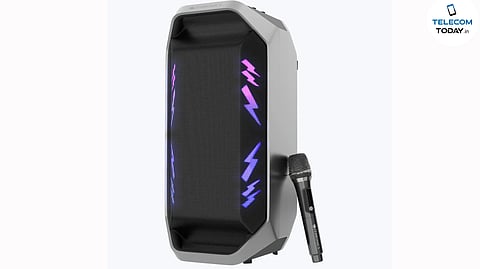 Zebronics Launches Party Fyre 110 Speaker with Wireless Mic and RGB Effects