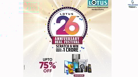 Lotus Electronics 26th Anniversary Brings Category-Wide Offers
