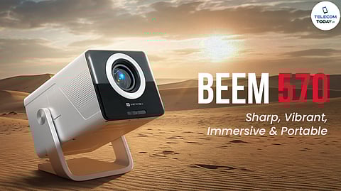 Portronics Unveils Beem 570 Smart Projector for Immersive Big-Screen Home Entertainment
