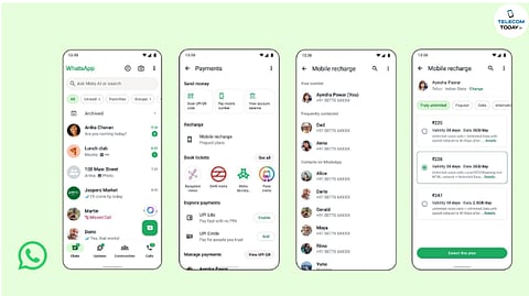 WhatsApp Rolls Out In App Recharge Feature for Android and iOS Users in India