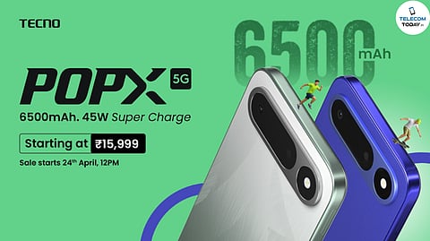 TECNO POP X 5G Arrives on Amazon Sale From April 24