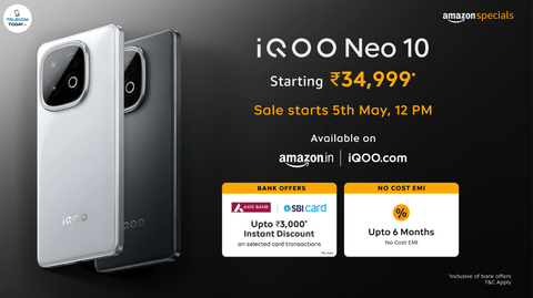 iQOO Neo 10 Gets Alpine White and Asphalt Black Editions in India
