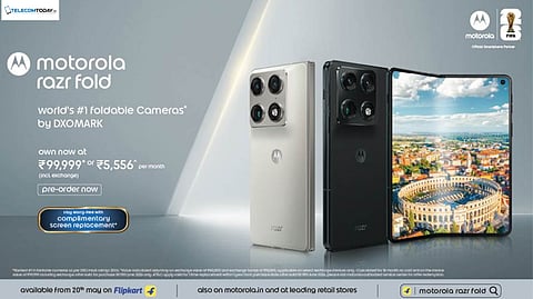 Motorola Unveils First Foldable razr fold Smartphone in India with AI-Powered Camera System