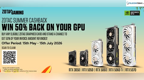 ZOTAC Announces Exciting Summer Promotion with 50% Cashback on Eligible GPUs