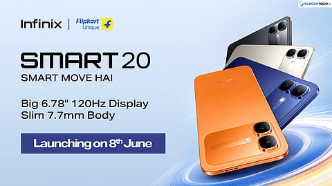 Infinix SMART 20 Launching on June 8 with Large 120Hz Display and Helio G81 Processor