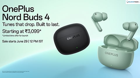 OnePlus Unveils Nord Buds 4 Featuring Real-Time ANC and Enhanced Audio Experience