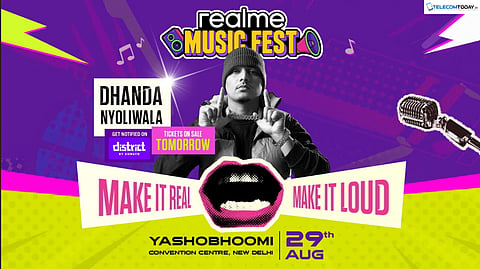 realme Music Fest 2026 Opens Ticket Bookings from ₹999