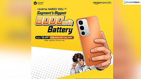 realme Introduces NARZO 100x 5G Featuring Massive 8000mAh Titan Battery and 45W Fast Charging