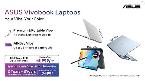 ASUS Unveils New Vivobook Lineup in India with AI-Powered Performance and Premium Designs