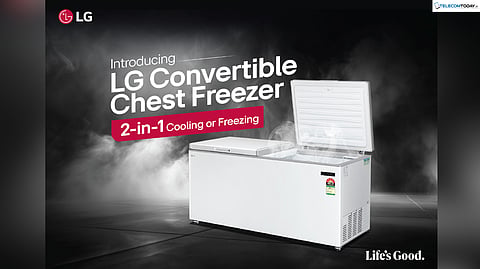 LG India Launches Convertible Chest Freezers with Cooling and Deep-Freezing Modes
