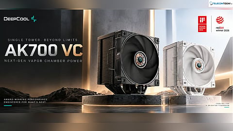 DeepCool Unveils AK700 VC With Seven Heatpipes for Enhanced CPU Cooling 