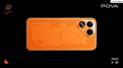 POVA 8 5G Gets a Bold New Look With Signature Plasma Orange Colour