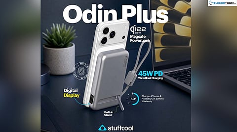Stuffcool Launches Odin Plus with 25W Qi2.2 Wireless and 45W Wired Fast Charging
