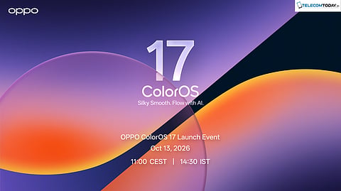 OPPO Confirms ColorOS 17 India Debut with Upcoming Find X10 Series