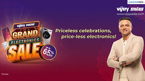 Vijay Sales Launches Grand Electronics Sale with Discounts of Up to 65% on Festive Purchases