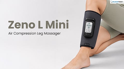 Portronics Launches Zeno L Mini Cordless Air Compression Leg Massager at ₹2,849
