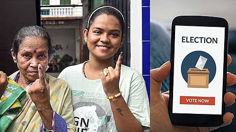 ஸ்மார்ட்போன் மூலம் வாக்குப்பதிவு : பீகார் தேர்தலில் அறிமுகம் 