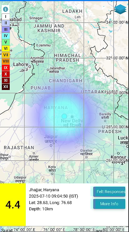 Earthquake Hits Delhi and Suberban Areas
