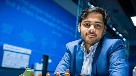 Indian Grand Master Arjun Erigaisi in Freestyle Grand Slam Tour Chess Semi Final 2025