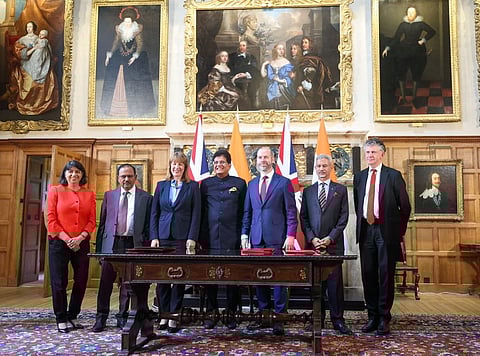 PM Modi Sign India And UK Free Trade Agreement