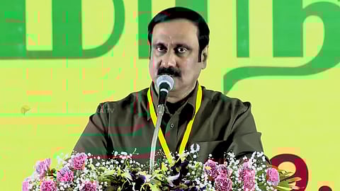 PMK Leader Anbumani Ramadoss in PMK General Body Meeting 2025