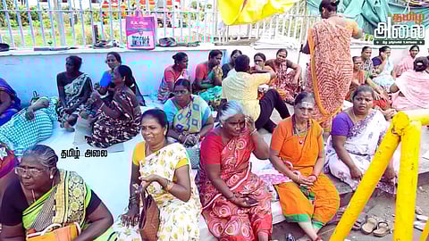 Chennai Corporation Sanitation Workers Protest Day 11