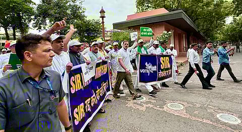 Congress Leader MP Rahul Gandhi Protest Against Election Commission on Bihar SIR