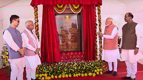 PM Narendra Modi Inaugurates Flats For MPs in Delhi