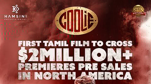 Actor Rajinikanths Coolie Movie Pre Booking Ticket Collection in North America