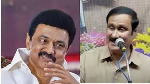 PMK Leader Anbumani Ramadoss About CM MK Stalin Photos in Palani Murugan Manadu Flower