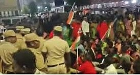 Police arrested Sanitation Workers in Chennai at midnight after they had been protesting for 13 days