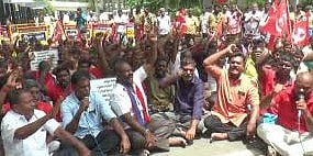 Madurai Corporation Sanitary Workers Protest