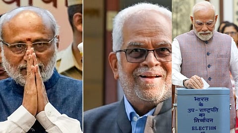 PM Modi Casts 1st Vote In Vice Presidential Election 2025 Polls