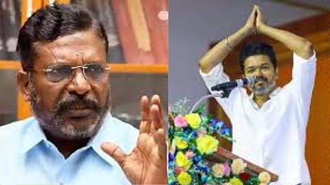 VCK MP Thirumavalavan on TVK Vijay Election Campaign Permission in Tamil
