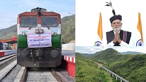 PM Modi Launch Mizoram's First Railway Line Today News in Tamil
