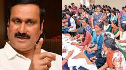Anbumani Ramadoss Slams DMK Government on TN Education in Tamil