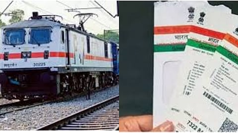Aadhaar Mandatory for IRCTC Train Ticket Online Booking