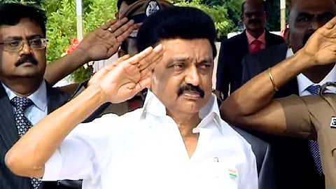 Chief Minister Stalin hoisted the national flag at a colorful ceremony held in Chennai