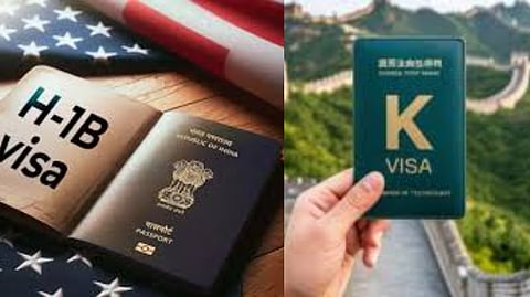 China introduced K visa to compete with US H1B visa