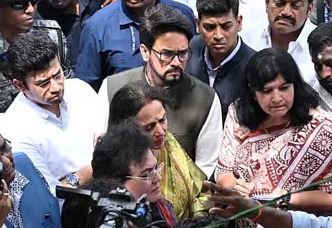 NDA MP Hema Malini Committee Press Conference About Karur Vijay Manadu Incident in Tamil